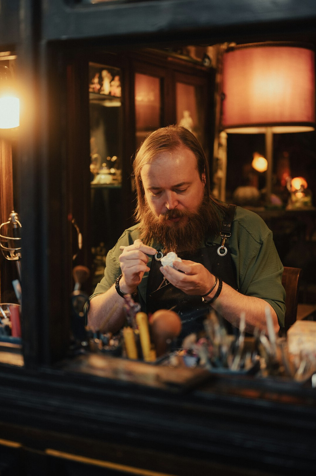 Portrait of an experienced creative professional with a beard