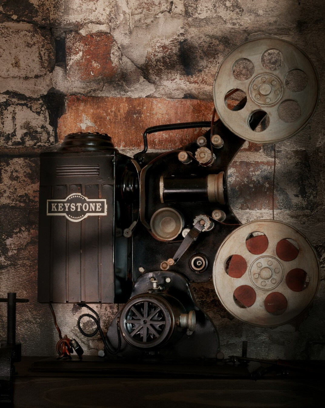 vintage film projector